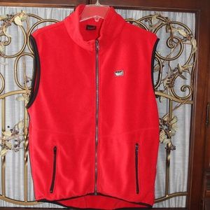 MARKER Red Fleece Vest-SZ. LG.